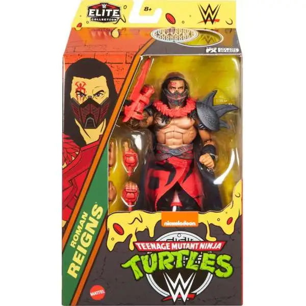 WWE Wrestling Elite Collection Teenage Mutant Ninja Turtles Roman Reigns Action Figure