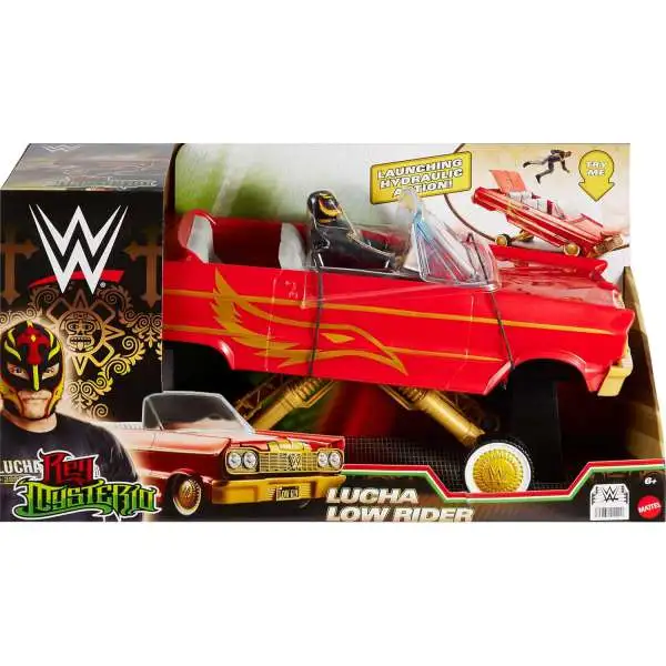 WWE Wrestling Lucha Low Rider Vehicle Playset [Rey Mysterio Main Event Action Figure!]