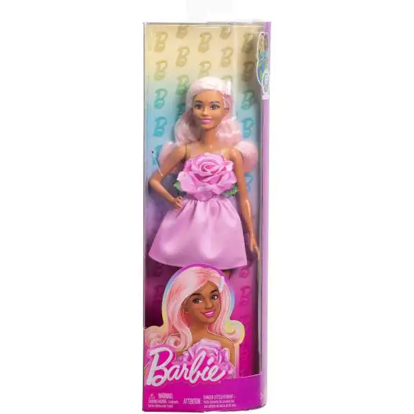 barbie doll pink dress in Gingham  Barbie The Movie Colors and decorations may vary.includes Includes 1 Barbie doll Barbie Fashionista Doll #249 With