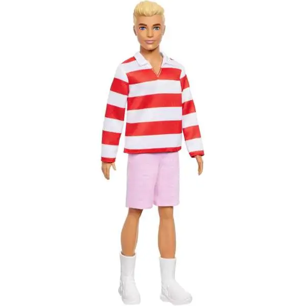 Barbie Fashionistas Ken 13.25-Inch Doll #241 [Red Striped Shirt]