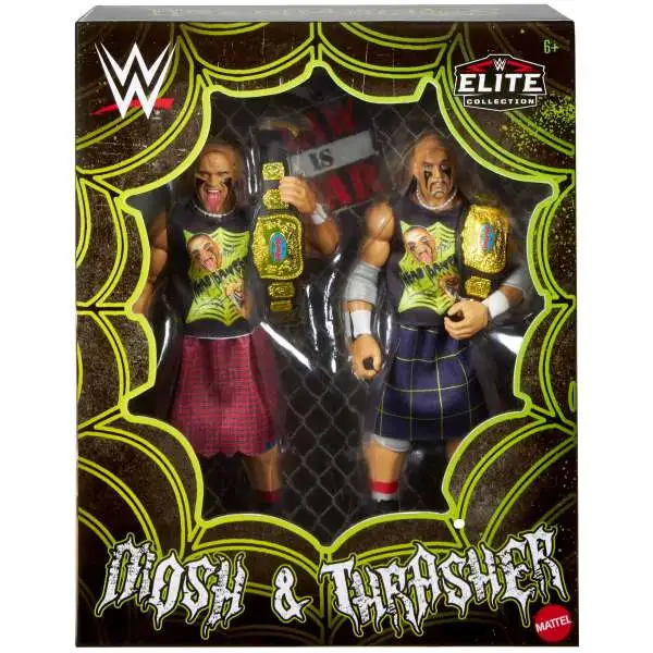 WWE Wrestling Elite Collection Headbangers Mosh & Thrasher Action Figure 2-Pack