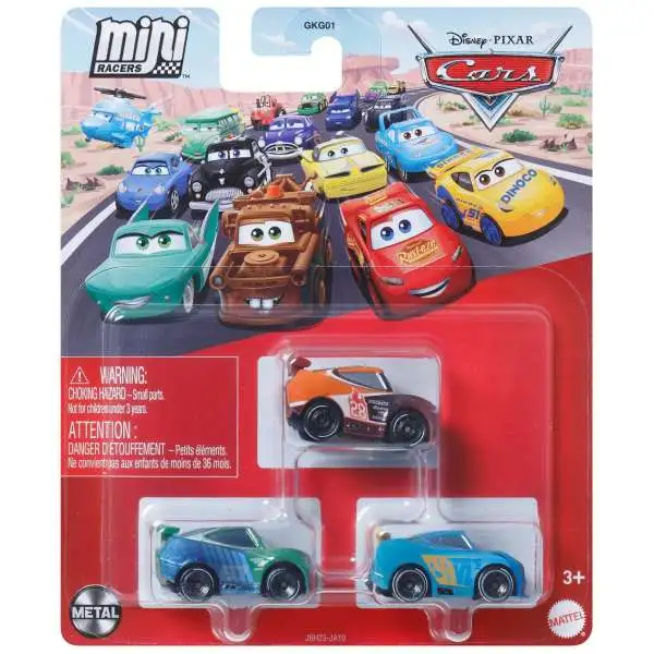 Disney Pixar Cars Die Cast Metal Mini Racers Jim Reverick, Tim