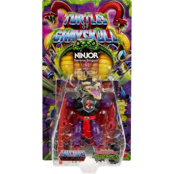 Masters of the Universe Turtles of Grayskull Origins Ninjor Action Figure
