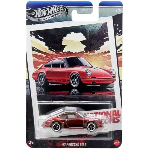 Hot Wheels Silver Series National Icons 67 Porsche 911 R 164