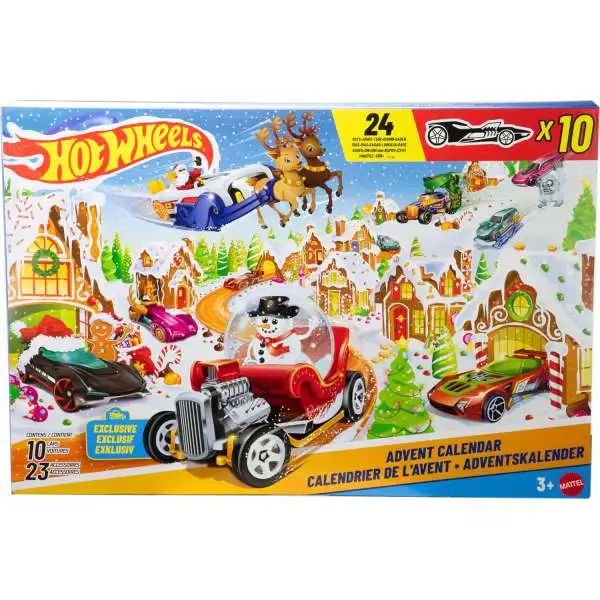 Hot Wheels 2025 Holiday Advent Calendar [24 Days of Surprises!]