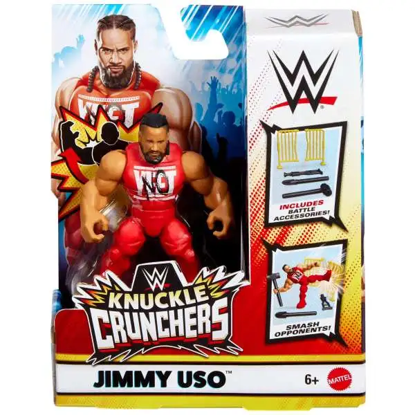 WWE Wrestling Knuckle Crunchers Jimmy Uso Action Figure