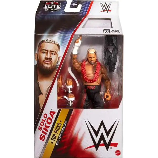 WWE Wrestling Elite 2025 Top Picks Solo Sikoa Action Figure