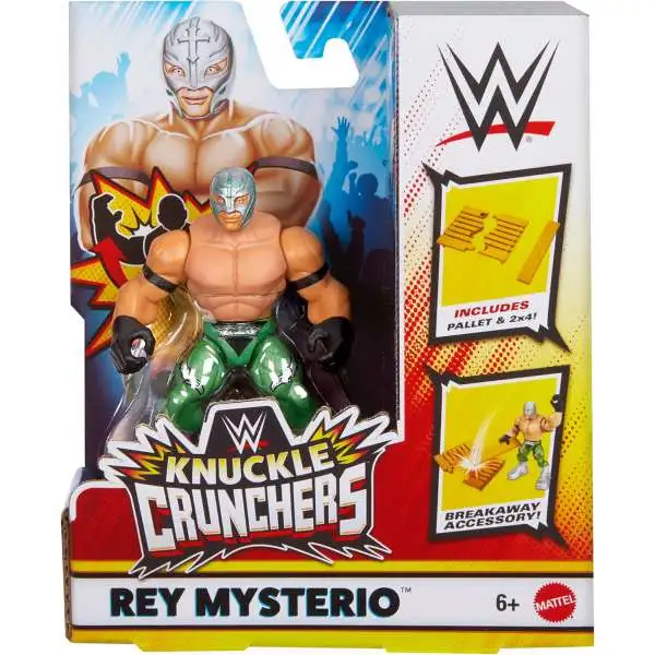 WWE Wrestling Knuckle Crunchers Rey Mysterio Action Figure