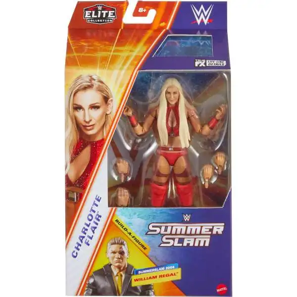 WWE Wrestling Elite Collection Summer Slam Charlotte Flair Action Figure [Build William Regal, Summer Slam 2004]
