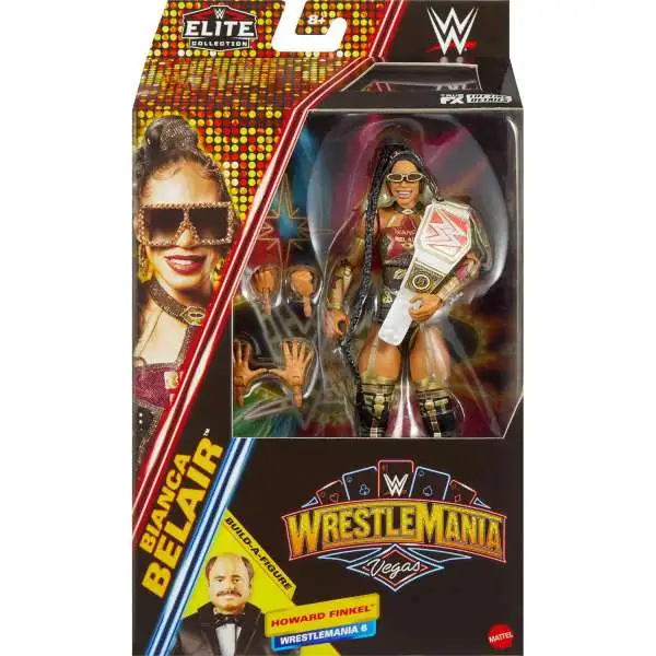 WWE Wrestling Elite Collection WrestleMania Vegas Bianca Belair Action Figure [Build Howard Finkel]