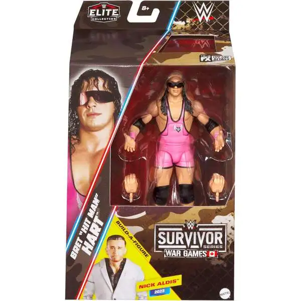 WWE Wrestling Elite Collection Survivor Series War Games Bret "Hit Man" Hart Action Figure