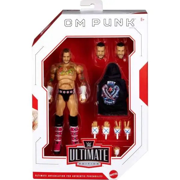 WWE Wrestling Ultimate Edition CM Punk Action Figure