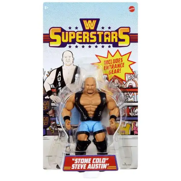 WWE Wrestling Retro Superstars "Stone Cold" Steve Austin Action Figure
