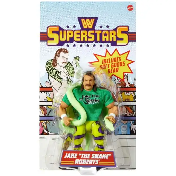 WWE Wrestling Retro Superstars Jake "The Snake" Roberts Action Figure