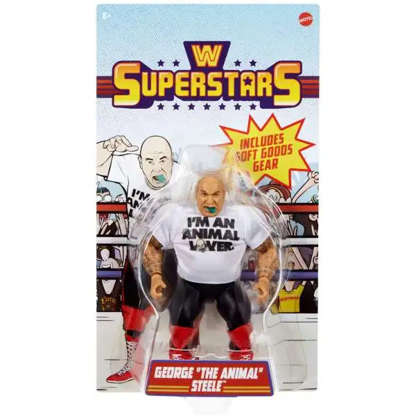 WWE Wrestling Retro Superstars George "The Animal" Steele Action Figure