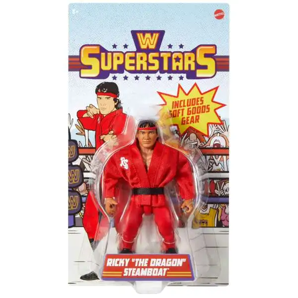 WWE Wrestling Retro Superstars Ricky "The Dragon" Steamboat Action Figure