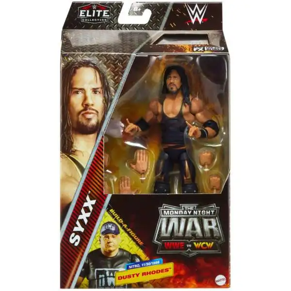 WWE Wrestling Elite Collection Monday Night War Syxx Action Figure [Build Dusty Rhodes Figure]