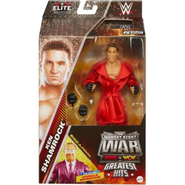 WWE Wrestling Elite Collection Monday Night War Greatest Hits Ken Shamrock Action Figure [Build Gorilla Monsoon Figure]