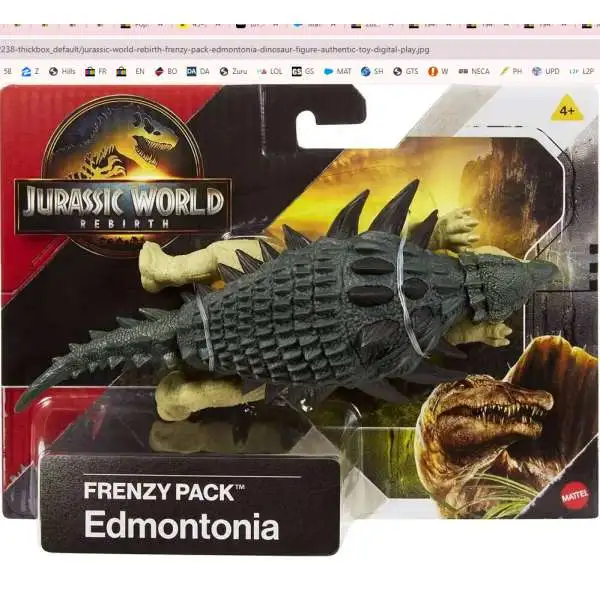 Jurassic World Rebirth Frenzy Pack Edmontonia Action Figure