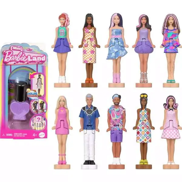 Mini BarbieLand Color Change Fashionistas 1.5-Inch Mystery Pack [1 RANDOM Mini Figure]