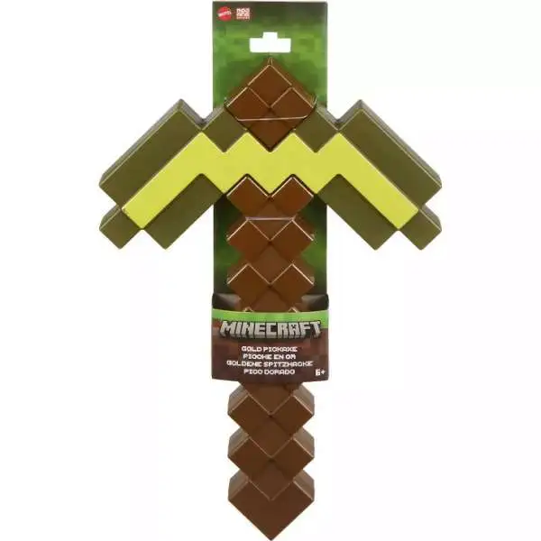 Minecraft Gold Pickaxe Roleplay Toy