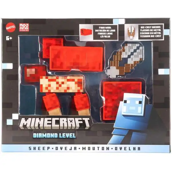 Minecraft Diamond Level Sheep Action Figure