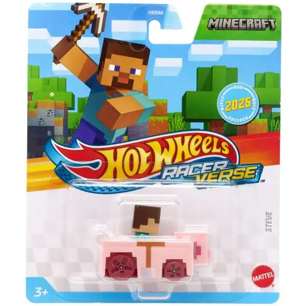 Hot Wheels Racerverse Minecraft Steve Diecast Car