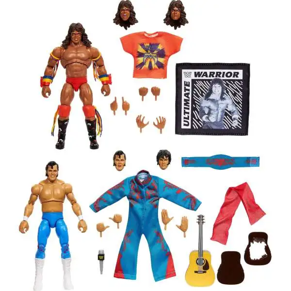 WWE Wrestling Ultimate Edition Ultimate Warrior & Honky Tonk Man Action Figure 2-Pack