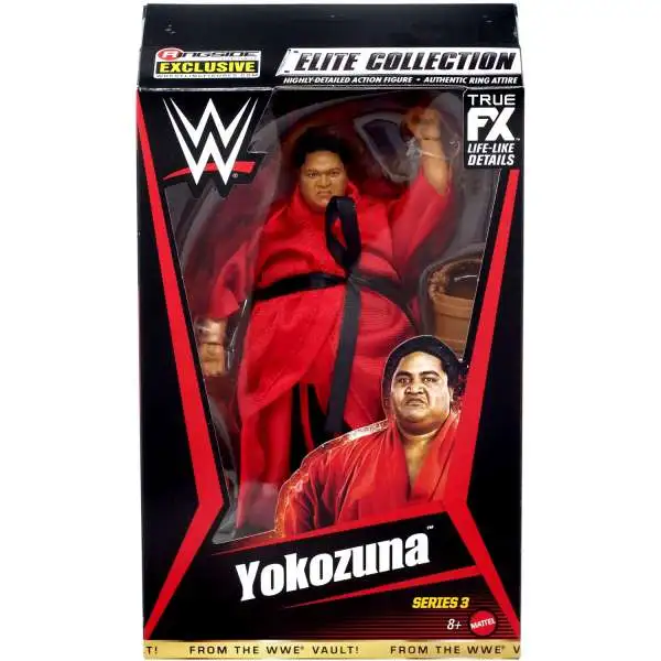 WWE Wrestling Elite Collection Series 3 Yokozuna Exclusive Action Figure [Black Tights]