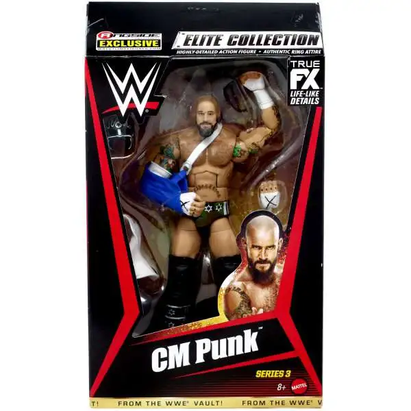WWE Wrestling Elite Collection Series 3 CM Punk Action Figure [Straight Edge Society]