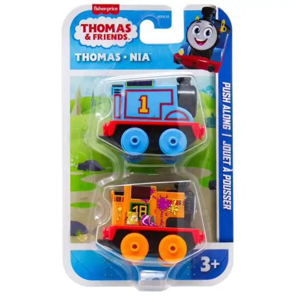 Thomas & Friends Push Along Thomas & Nia Vehicle 2-Pack