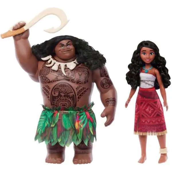 Disney Moana 2 Moana & Maui 11-Inch Doll 2-Pack [Voyager Set]