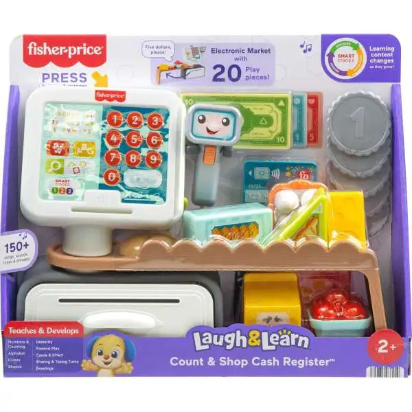 Fisher Price Laugh & Learn Count & Shop Cash Register