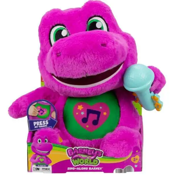 Fisher Price Barney's World Sing-A-Long Barney Plush with Sound