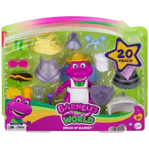 Fisher Price Barney & Friends Dress Up Barney Figure Set