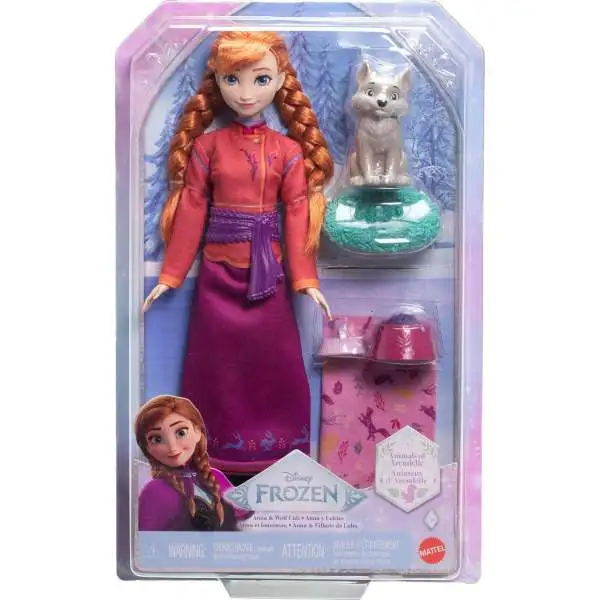 Disney Frozen Animals of Arendelle Anna & Wolf Cub 11.5-Inch Doll