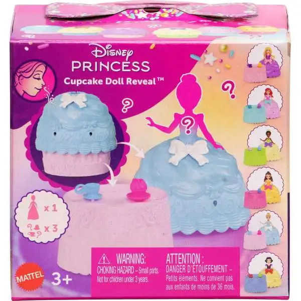 Disney Princess Cupcake Doll Reveal Mystery Pack