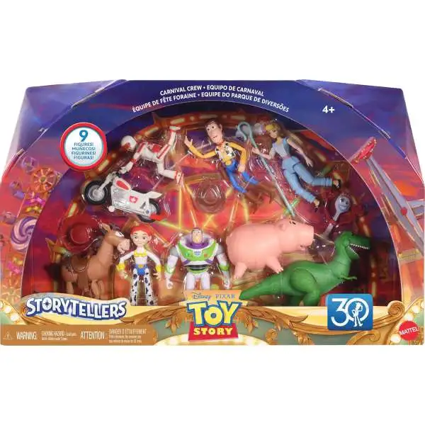 トイストーリー　　　ＴＯＹＣＡＲＮＩＶＡＬ Disney Toy Story Storytellers Carnival Crew Action Figure 9-Pack