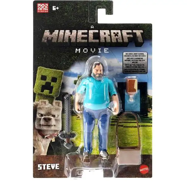 A Minecraft Movie Steve Action Figure [2025]