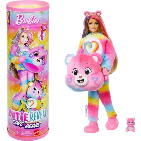 Barbie Cutie Reveal Care Bears Togetherness Bear Surprise Doll [Damaged Package]