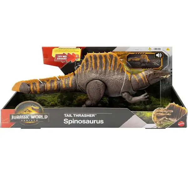 Jurassic World Rebirth Tail Thrasher Spinosaurus Action Figure