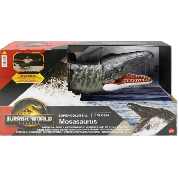 Jurassic World Rebirth Mosasaurus Super Colossal Action Figure