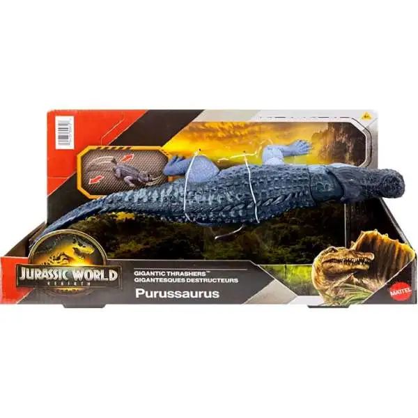 Jurassic World Rebirth Gigantic Thrashers Purussaurus Action Figure