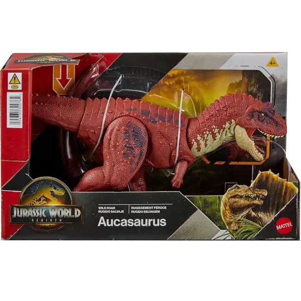 Jurassic World Rebirth Wild Roar Aucasaurus Action Figure