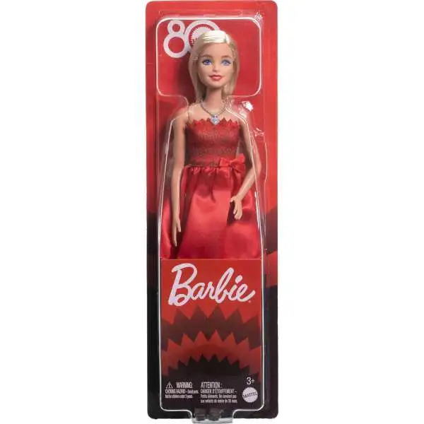 Mattel 80th Anniversary Ruby Red Barbie Doll
