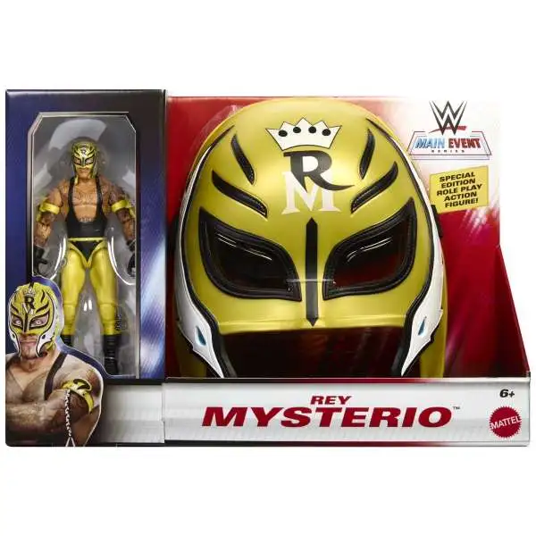 WWE Wrestling Main Event Series Rey Mysterio Action Figure & Mask