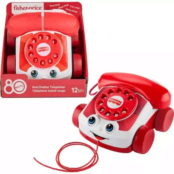 Fisher Price Mattel 80th Anniversary Chatter Telephone