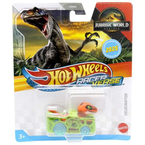 Hot Wheels RacerVerse La Course du Blue Raptor Coffret Piste Jurassic World avec 2 véhicules : Blue et Owen, HTP12 Hot Wheels RacerVerse La Course du Blue Raptor Coffret Piste Jurassic World avec 2 véhicules : Blue et Owen, HTP12