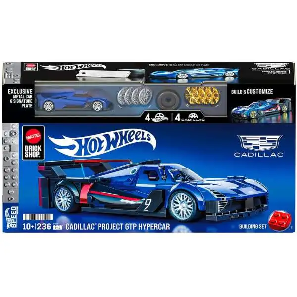 Hot Wheels Brick Shop Speed Series Cadillac Project GTP Hypercar