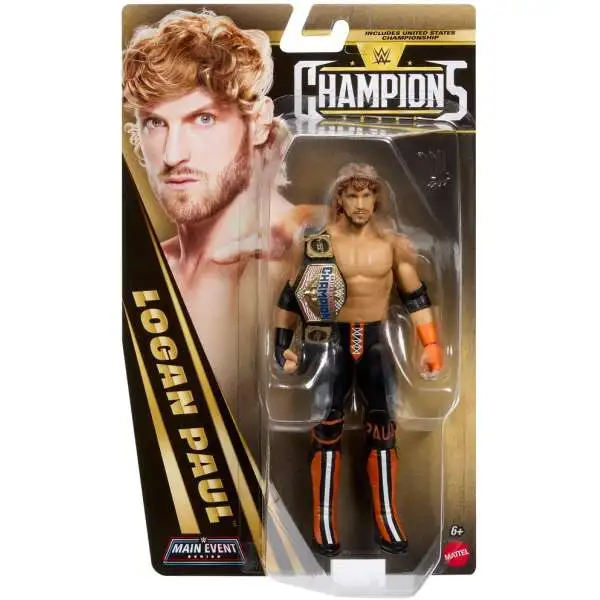 WWE Wrestling Main Event Champions Logan Paul Action Figure